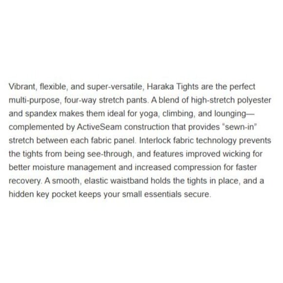 Cotopaxi Haraka Tights Size Small NWOT Running 4 Way Stretch Blue Gray - Picture 5 of 8